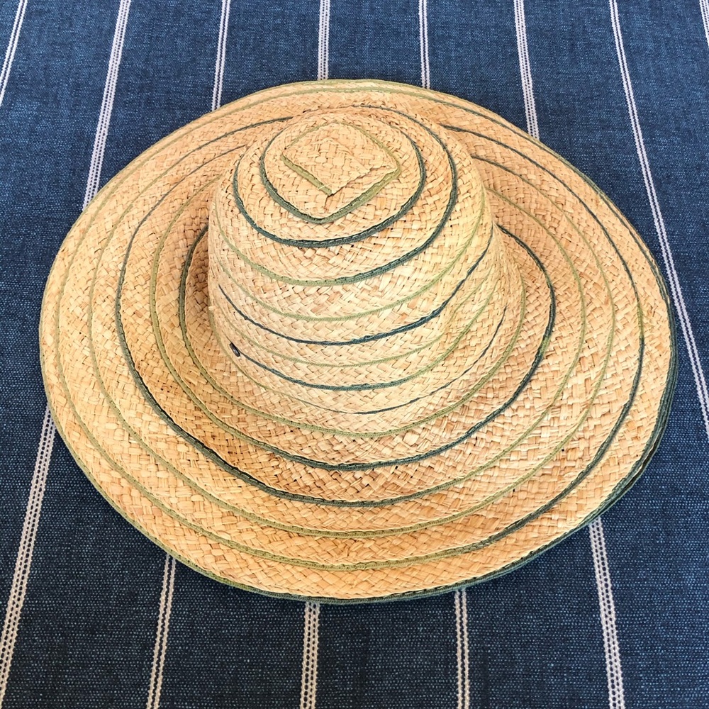 KOORINGAL Classic Woven Raffia Wide Brim Straw Hat